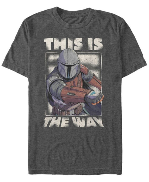 Men's Star Wars The Mandalorian This Is The Way Portrait Short Sleeve T-shirt