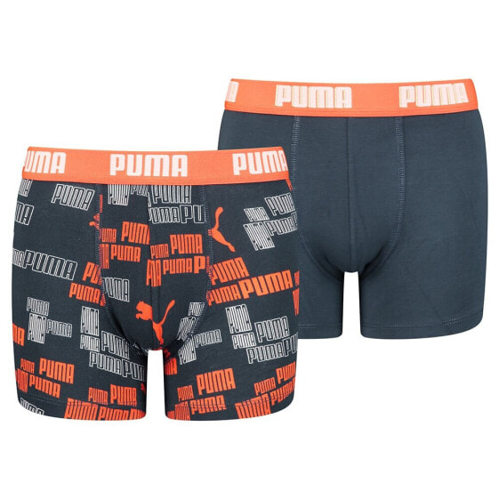 PUMA Logo Print Boxer 2 Units