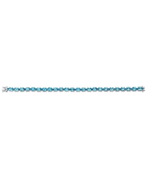 Blue Topaz Link Bracelet (20-3/4 ct. t.w.) in Sterling Silver