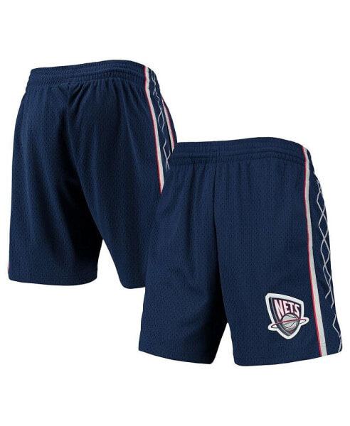 Men's Navy New Jersey Nets 2006/07 Hardwood Classics Swingman Shorts