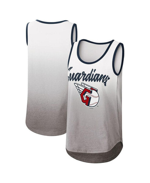 Women's White Cleveland Guardians Logo Opening Day Tank Top