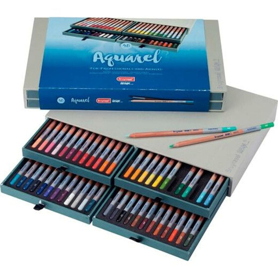 Акварельные цветные карандаши Bruynzeel Aquarel Разноцветные 48 предметов