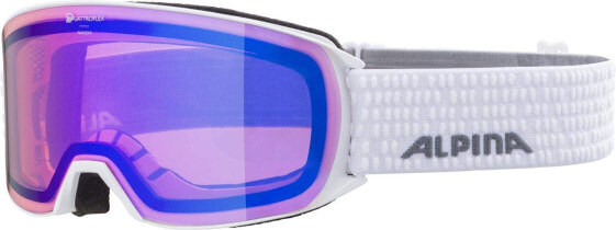 ALPINA Nakiska Q - Mirrored, Contrast Enhancing & Polarised Ski Goggles with 100% UV Protection for Adults