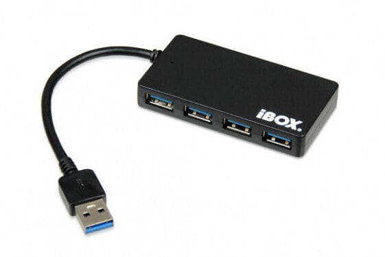USB-кабель iBOX IUH3F56 - USB 3.2 Gen 1 (3.1 Gen 1) Type-A - USB 3.2 Gen 1 (3.1 Gen 1) Type-A - 5000 Mbit/s - Black - 0.15 m - DC