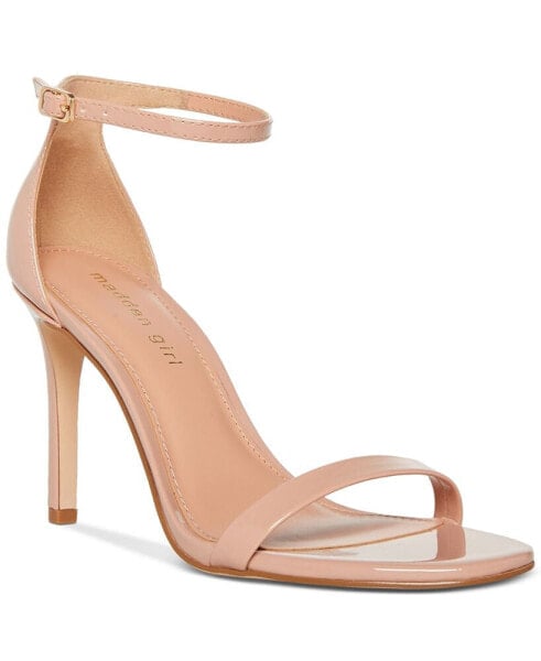 Brazen Two-Piece Stiletto Dress Sandals