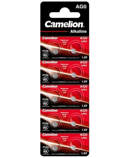 Одноразовая батарейка Camelion AG0 Alkaline 1.5 V 10 шт. 9 mAh