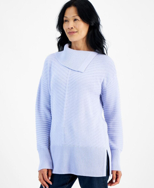 Women's Envelope-Neck Tunic Sweater, Created for Macy's