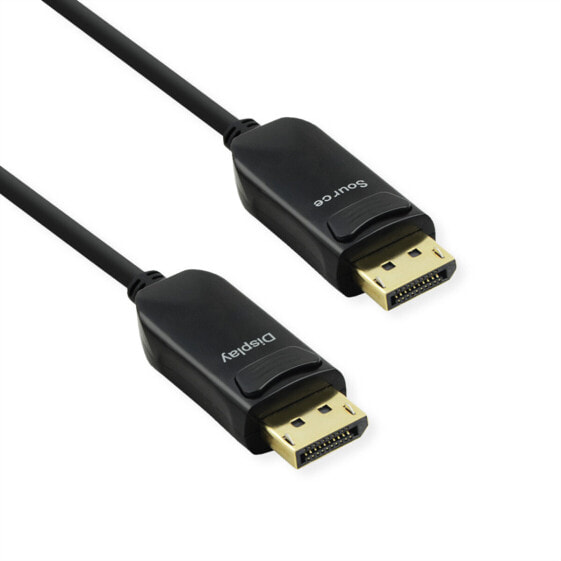 VALUE DisplayPort v1.4 Kabel AOC 8K60 ST/ST 20m - Cable - Digital/Display/Video