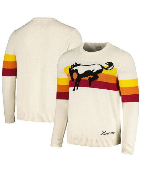 Men's Cream Bronco McCallister Pullover Sweater