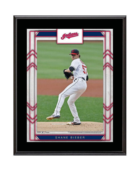 Shane Bieber Cleveland Guardians 10.5" x 13" Sublimated Player Plaque