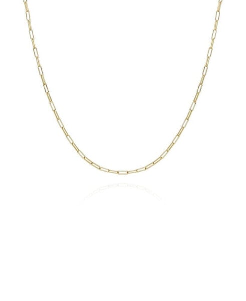 Vince Camuto gold-Tone Paper Clip Chain Link Necklace