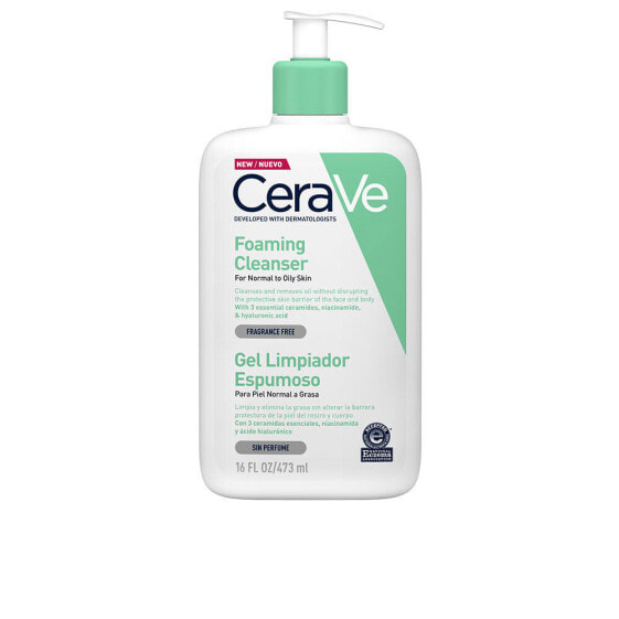 Очищающий пенящийся гель CeraVe Foaming Cleanser 473 ml