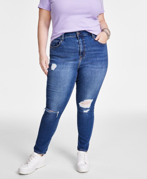 Trendy Plus Size 721 High-Rise Skinny Jeans