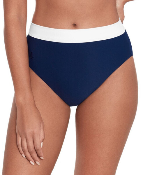 Women's Banded High-Waist Bikini Bottoms