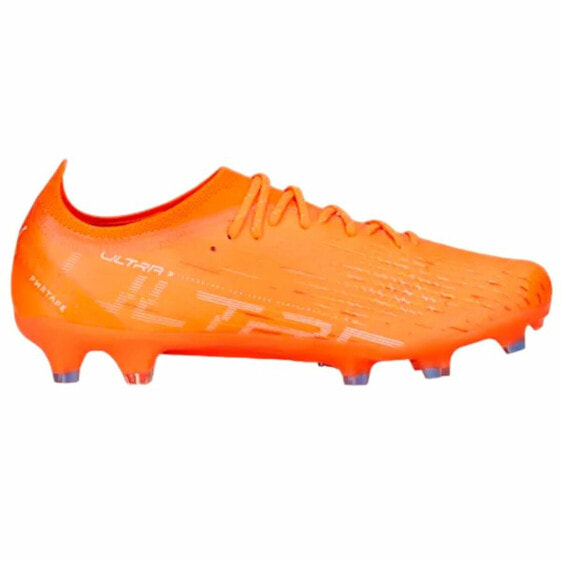 Бутсы футбольные женские Puma Ultra Ultimate Fg/Ag оранжевые