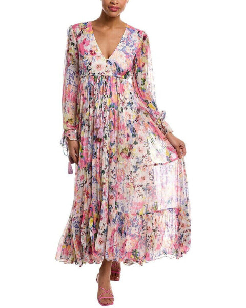 Rococo Sand Tiered Maxi Dress Women's Pink Xs