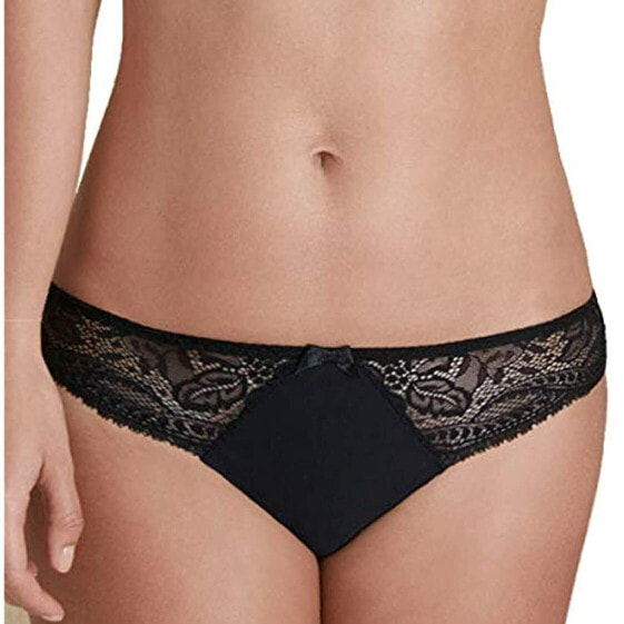 Simone Perele Women's Eden Cotton Bikini, Black, 2-Small