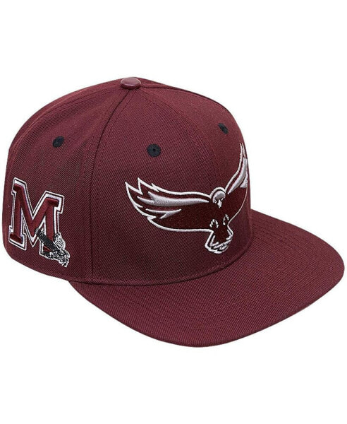 Men's Maroon Maryland Eastern Shore Hawks Evergreen Mascot Snapback Hat