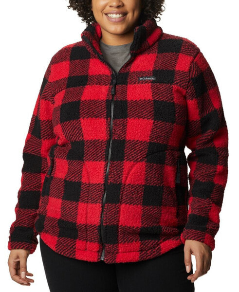 West Bend Plus Size Sherpa Jacket