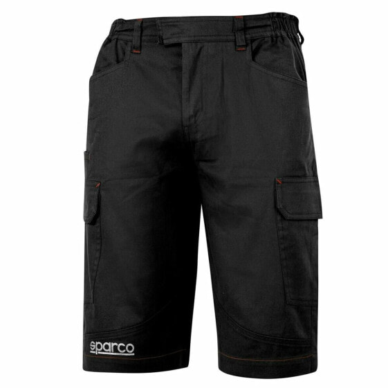 Короткие штаны Sparco Bermuda Cargo Чёрный