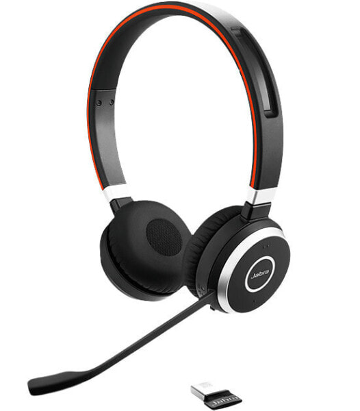 Игровая гарнитура Jabra Evolve 65+ UC Stereo проводная и беспроводная, черная