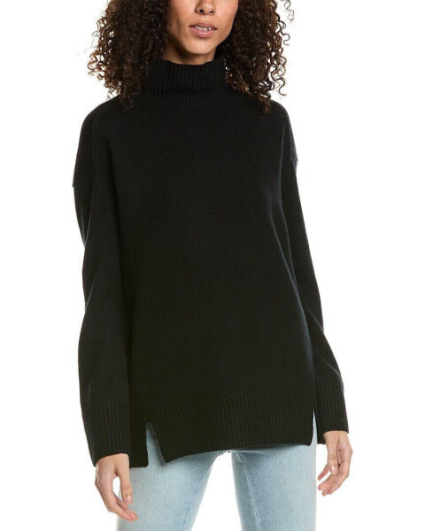 Vince Donegal Side Slit Cashmere Sweater Women's