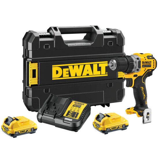 Dewalt Akku-Bohrschrauber 12V DCD701D2-QW mit 2x 2,0Ah Akku + Lader in TSTAK-Box