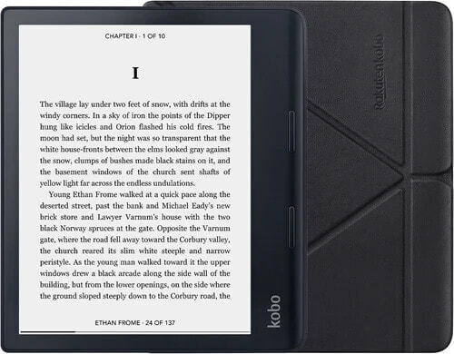 Kobo Sage + Kobo Sleep Cover Black