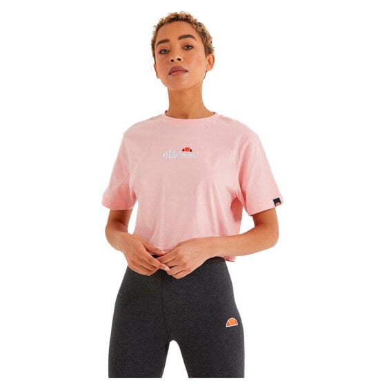ELLESSE Fireball Crop Short Sleeve High Neck T-Shirt