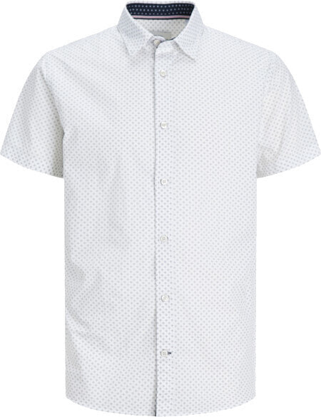 Рубашка Jack & Jones Plus Slim Fit JJPLAIN White