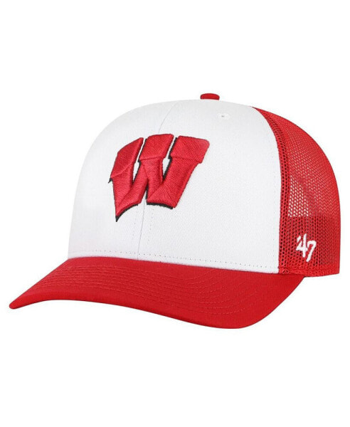 Men's Red Wisconsin Badgers Freshman Trucker Adjustable Hat