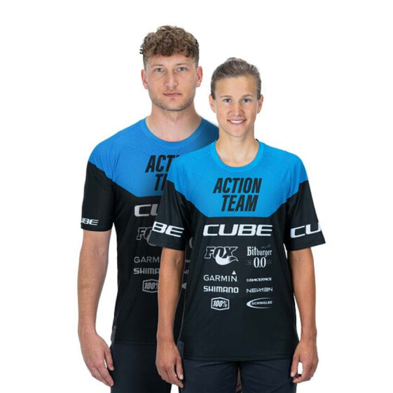 CUBE Edge Actionteam Short Sleeve Enduro Jersey