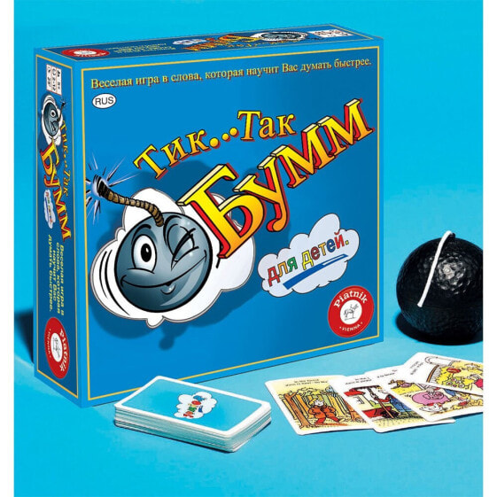 PIATNIK Board Game Tik Tak Bomb Junior In Russian Lang doll