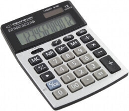 Esperanza ECL102 - Desktop - Basic - 12 digits - 1 lines - Black - Gray