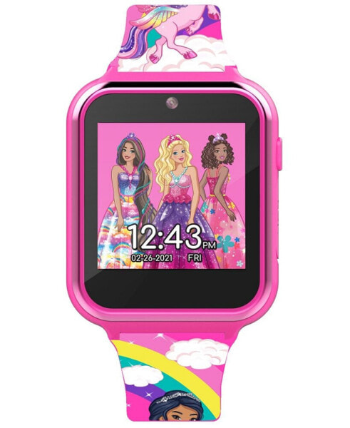 Children's Barbie Pink Silicone Smart Watch 38mm