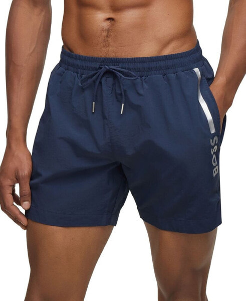 Men's Quick-Drying Logo Swim Shorts