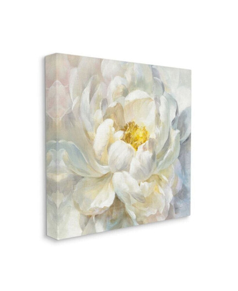 Картина масляная Stupell Industries Delicate Flower Petals Soft White Yellow 24" x 24"