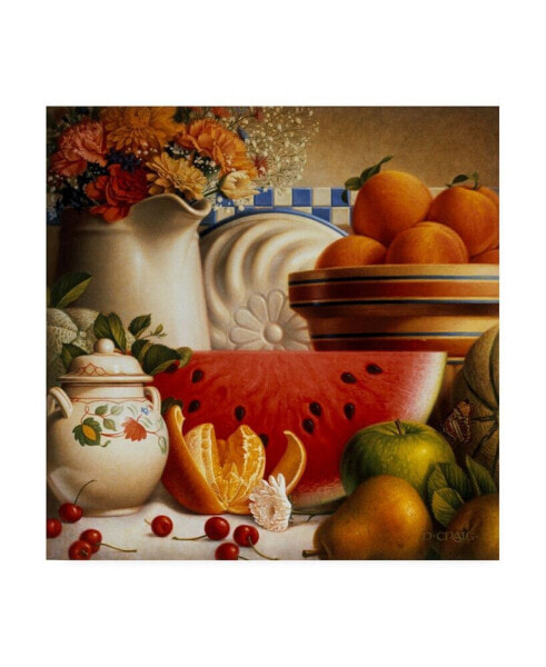 Dan Craig Country Fruit Canvas Art - 19.5" x 26"