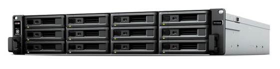 Synology RX1222sas - HDD/SSD enclosure - 2.5/3.5" - SAS - Serial ATA - Serial ATA II - Serial ATA III - Hot-swap - Rack mounting - Black