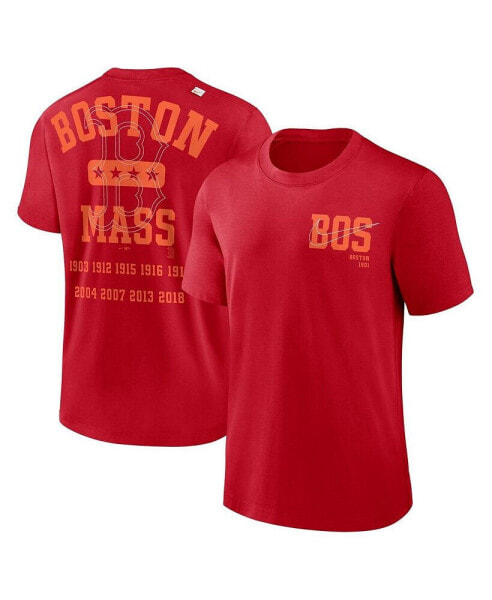 Men's Red Boston Red Sox Statement Game Over T-shirt