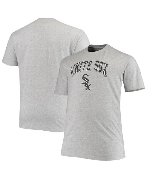 Men's Heathered Gray Chicago White Sox Big and Tall Secondary T-shirt