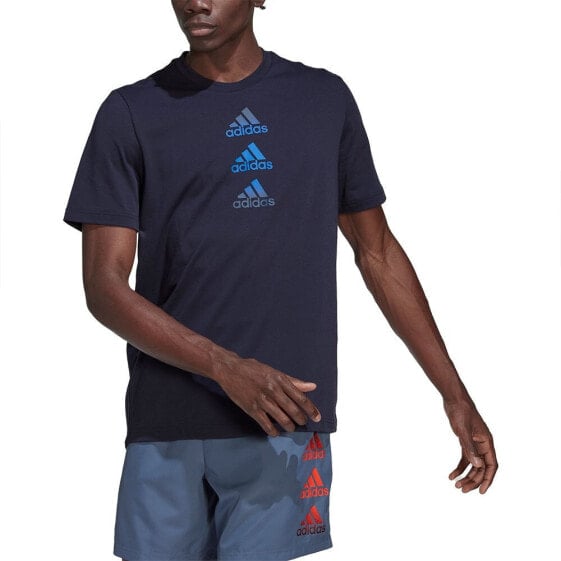 Футболка мужская Adidas ADIDAS D2M Logo короткий рукав