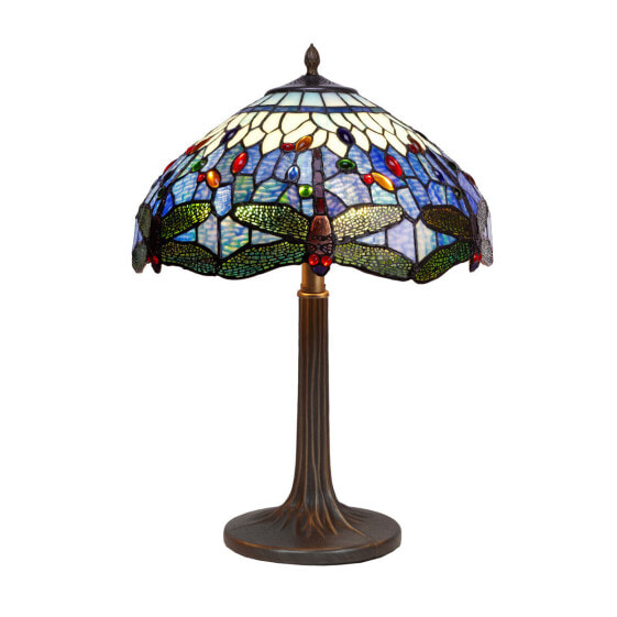 Desk lamp Viro Belle Epoque Blue Zinc 60 W 40 x 62 x 40 cm