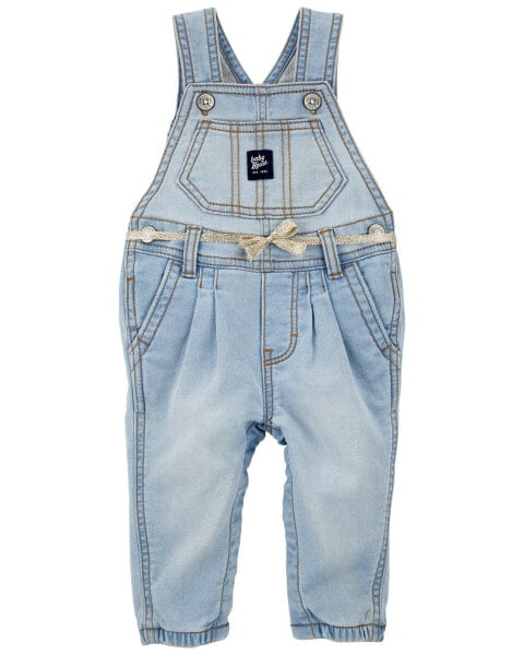 Комбинезон джинсовый для малышей Carterʻs Baby Stretchy Knit Denim