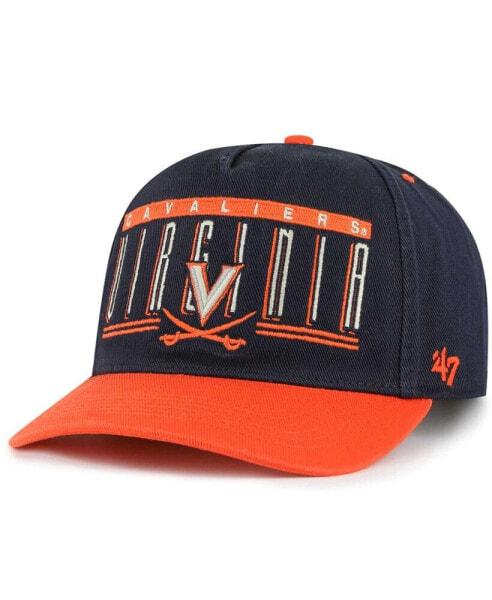 Men's Navy Virginia Cavaliers Double Header Hitch Adjustable Hat