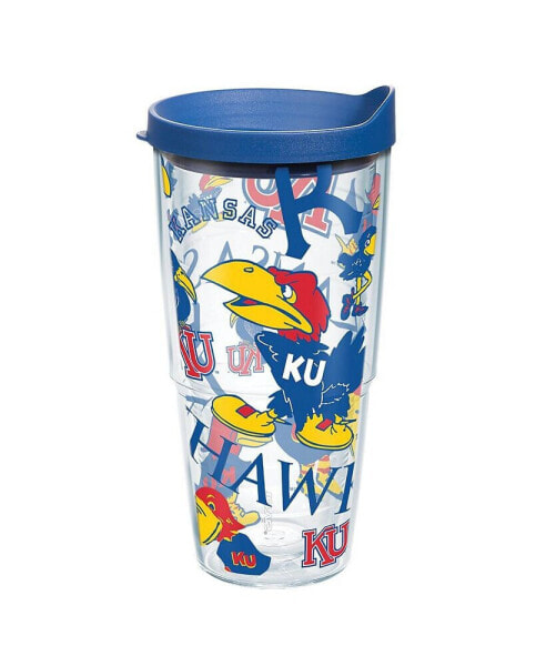 Kansas Jayhawks 24 Oz All Over Classic Tumbler