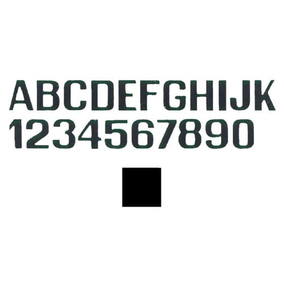 INTERNATIONAL LETTERFIX 9 Number Stickers