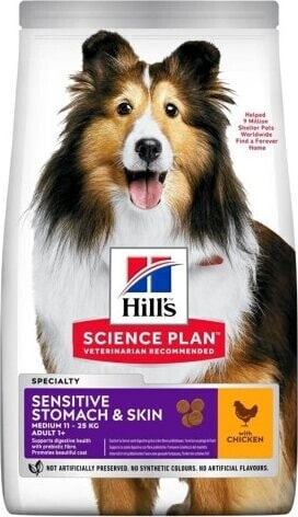 Hills HILL'S Science plan canine adult medium sensitive stomach and skin dog 2,5Kg