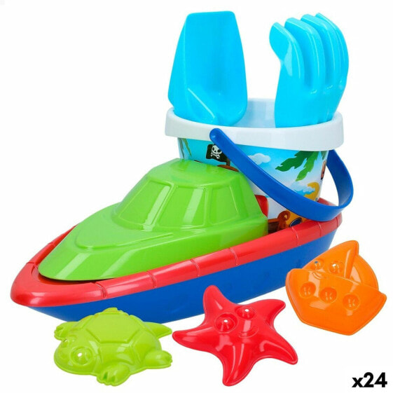 Набор пляжных игрушек Colorbaby Корабль 8 Предметов (24 штуки)