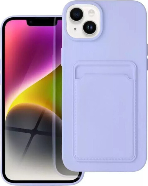 4kom.pl Futerał CARD CASE do IPHONE 14 PLUS fioletowy